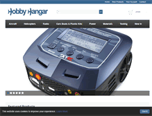 Tablet Screenshot of hobby-hangar.co.uk